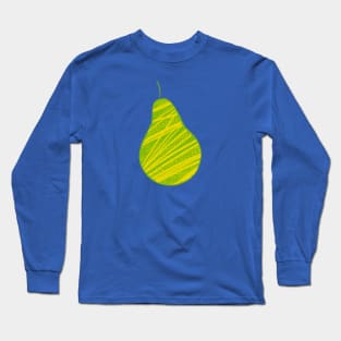 Green and yellow pear fruit Long Sleeve T-Shirt